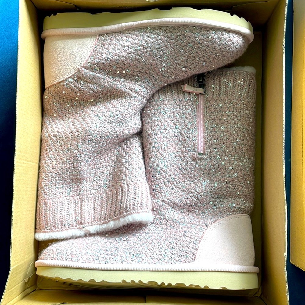 Pink Sequin UGG boots